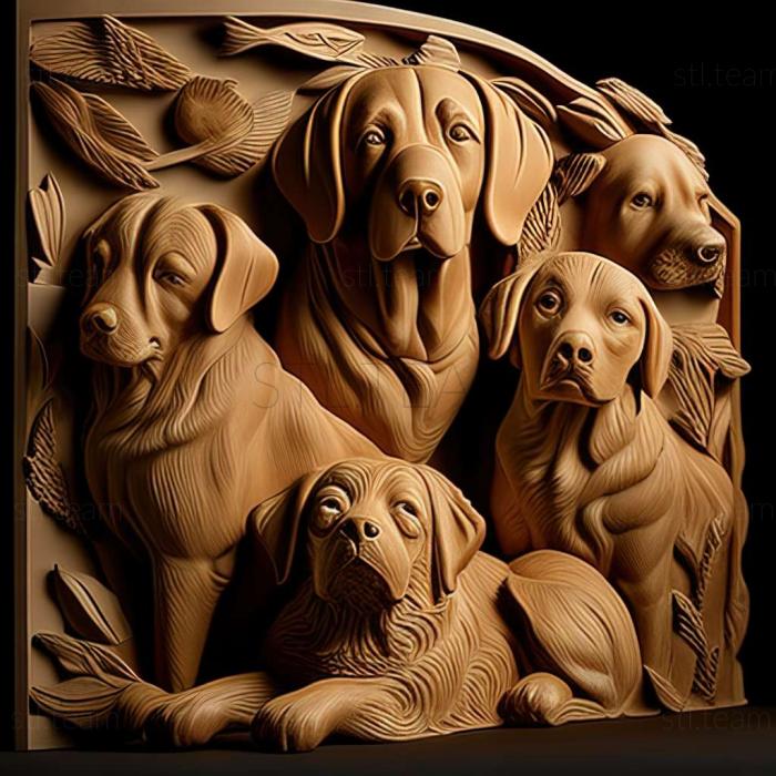 3D model dogs (STL)